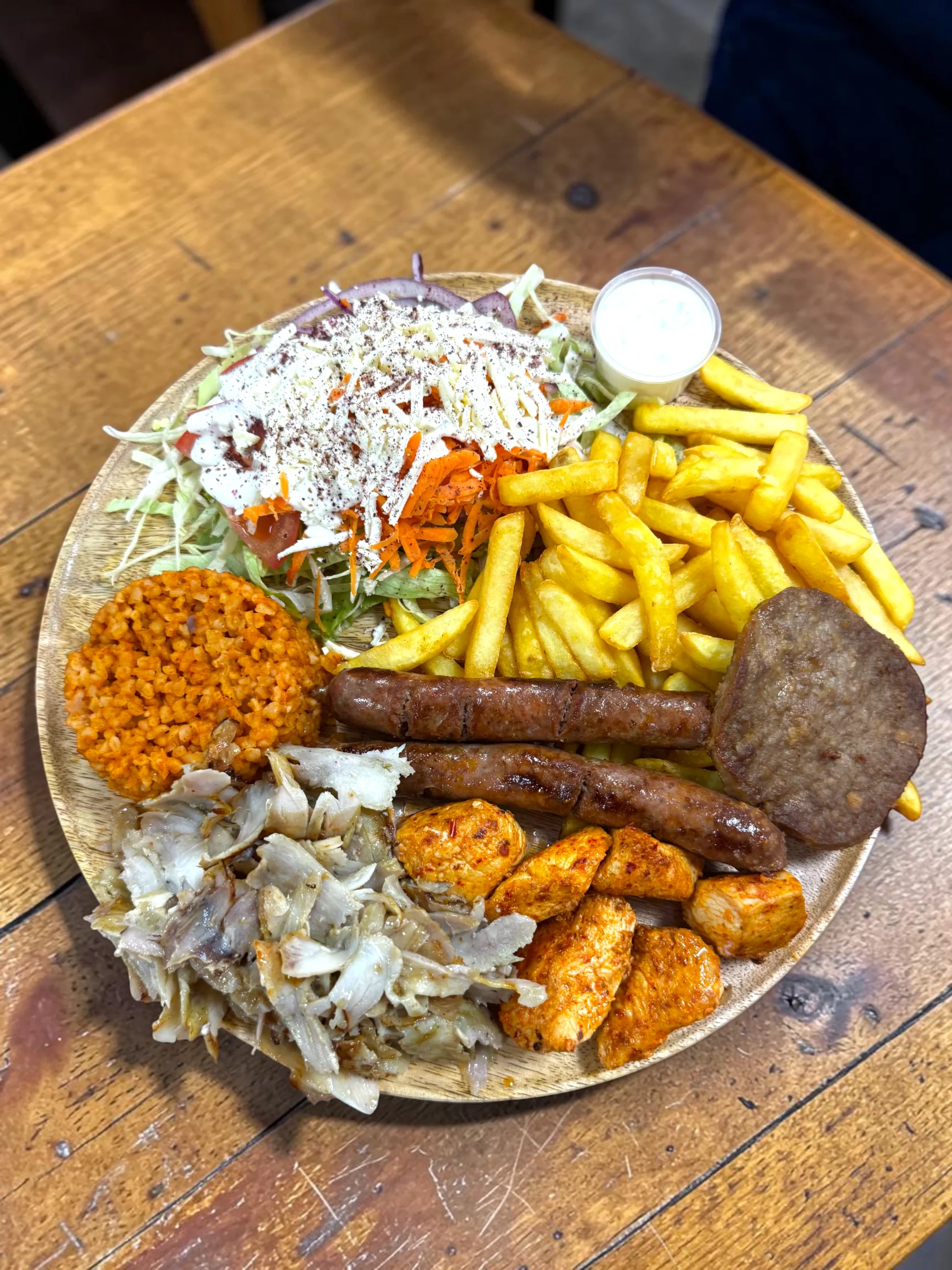 Assiette Mixte Istanbul Kebab Houdain - kebab kefta poulet merguez