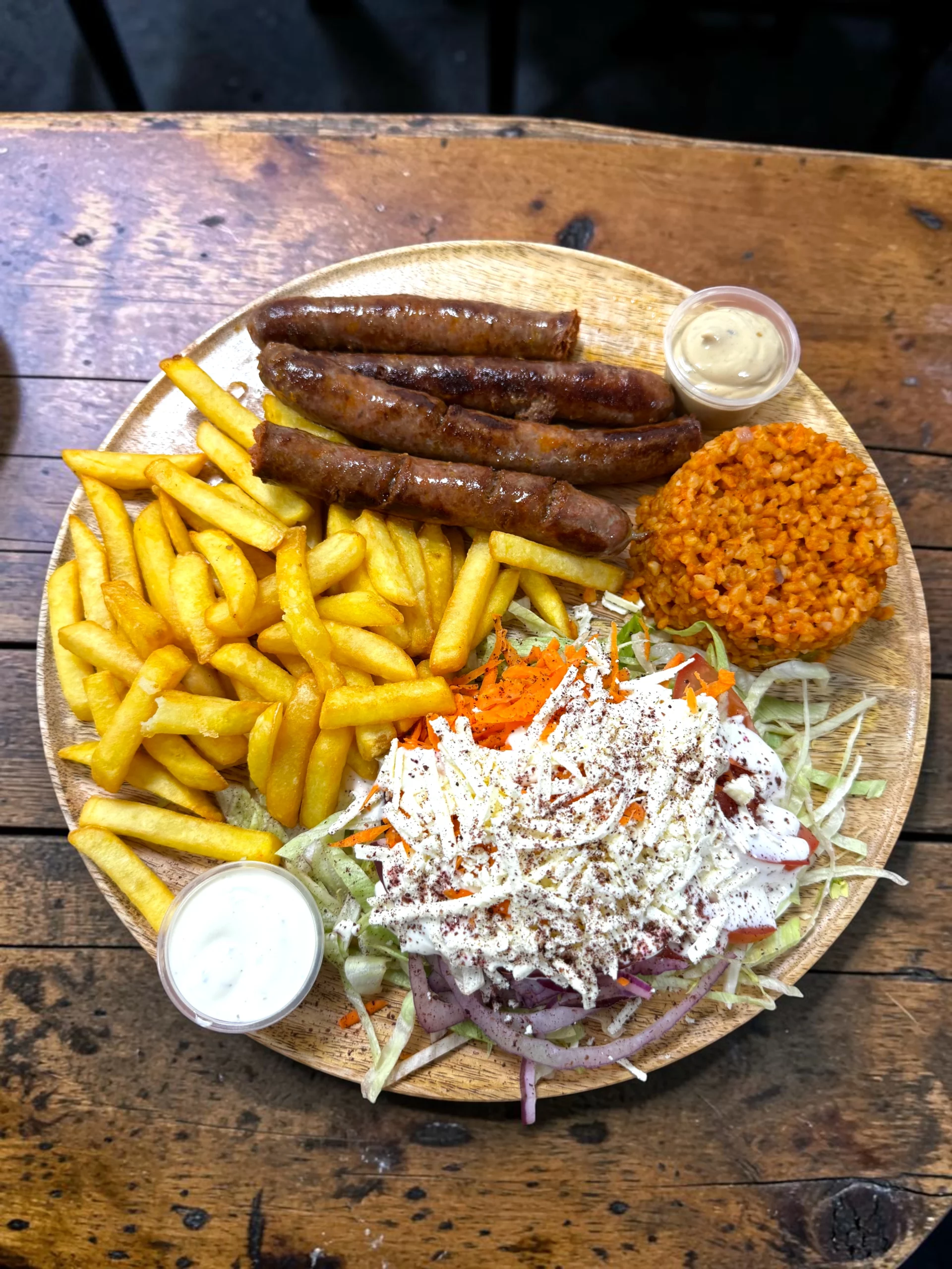 Assiette merguez Istanbul Kebab Houdain