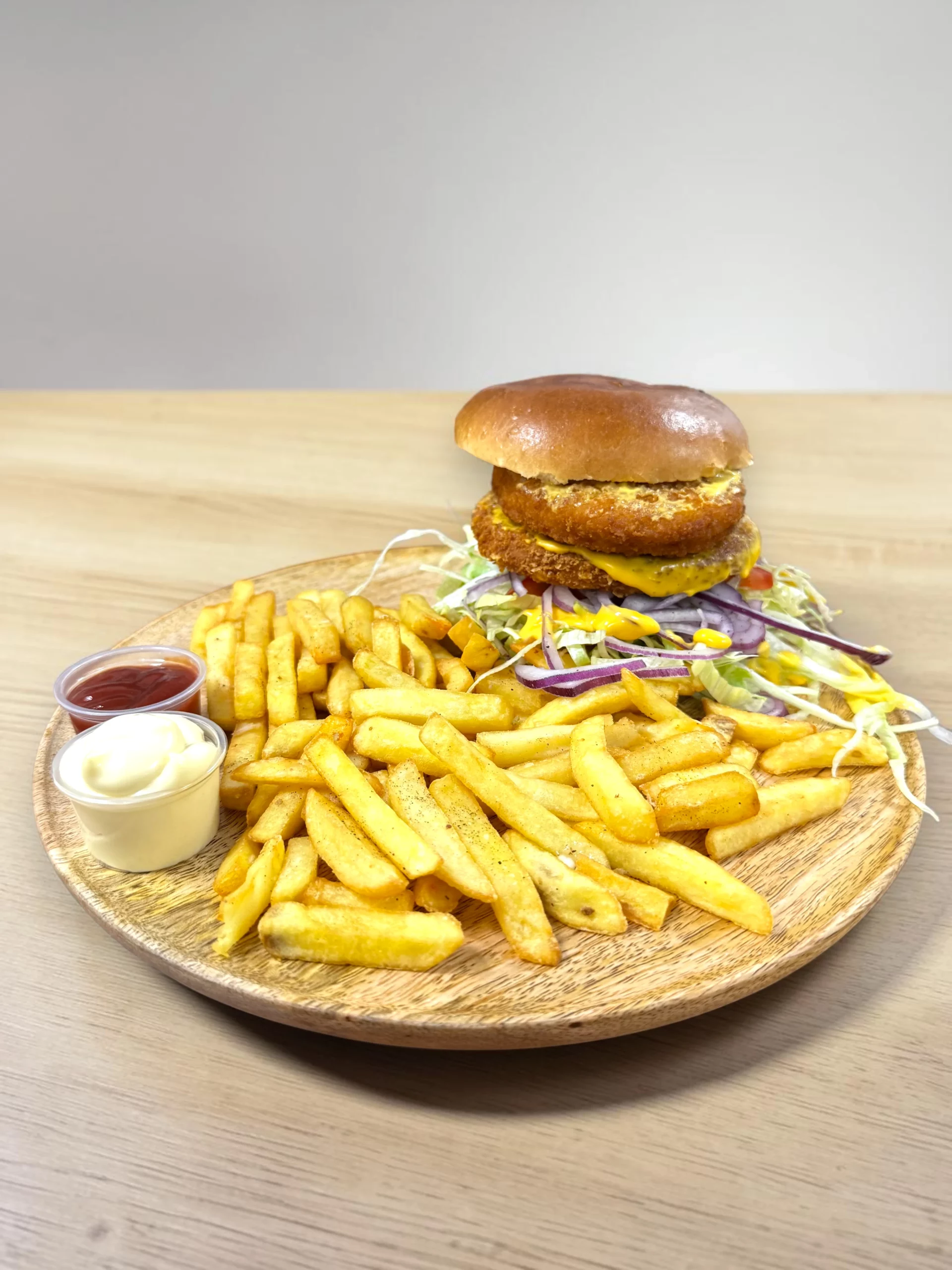 Country burger Istanbul Kebab Houdain - 2 chicken cheddar oeuf bacon